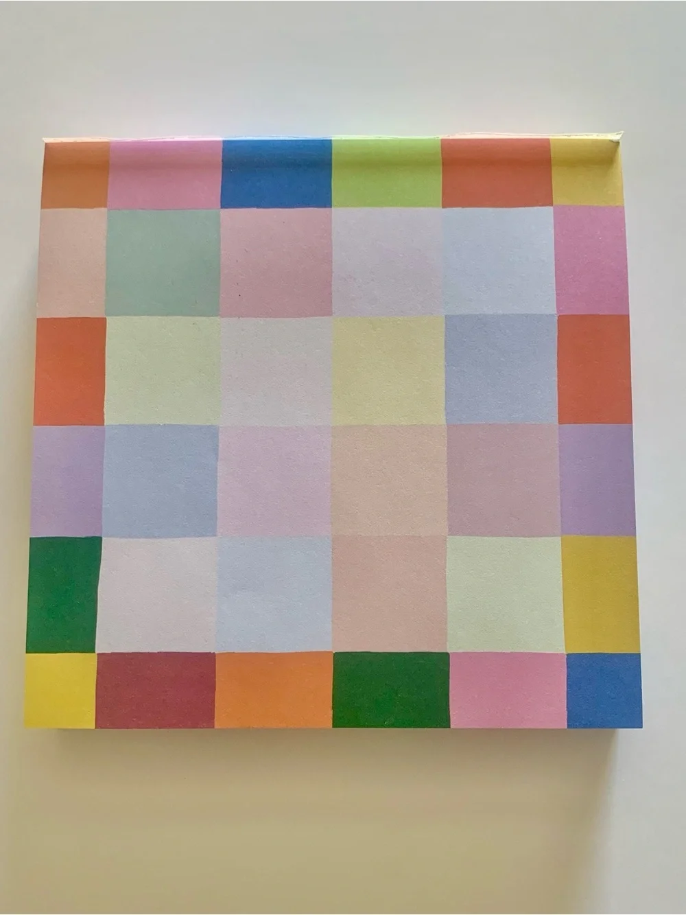 Idlewild Co Jumbo Desk Pad in Rainbow Check